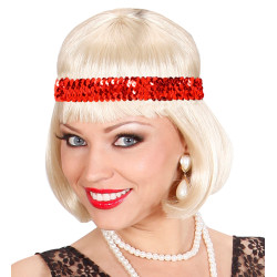 Charlestonová flitrová čelenka retro